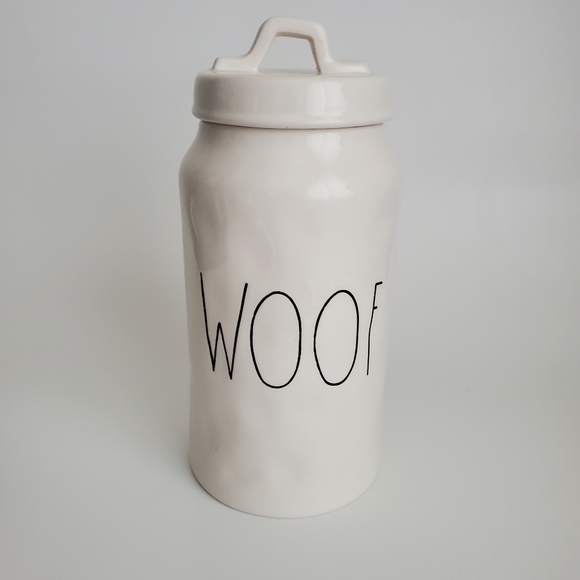 Rae Dunn Dog Rae Dunn Woof Doggy Treat Storage Canister By Magenata